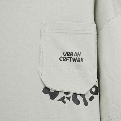 Noforty Project Oversize Tshirt Pards Light Grey