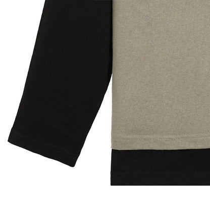 Noforty Project Oversize Long Sleeve Layer Tees Freid Olive