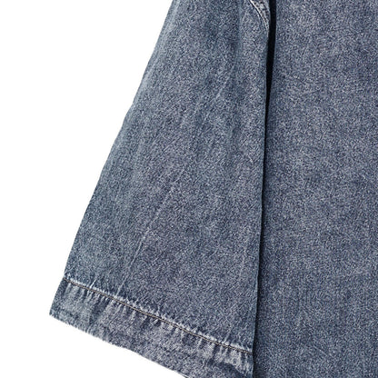 Noforty Project Oversize Short Shirt Denim Lowa Dark Blue