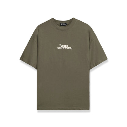 Noforty Project Oversize Tshirt Human Green