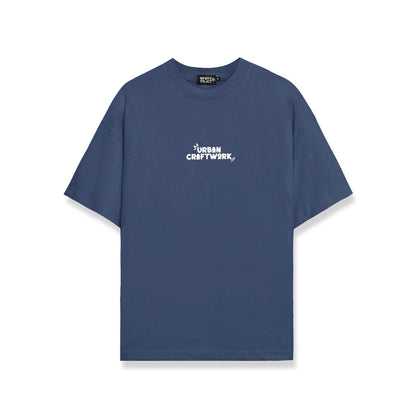 Noforty Project Oversize Tshirt Human Blue