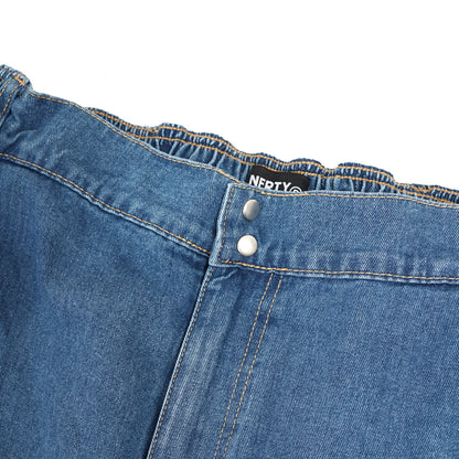 Noforty Project Baloon Denim Pants Saigon Medium Blue