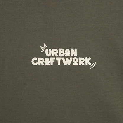 Noforty Project Oversize Tshirt Human Green