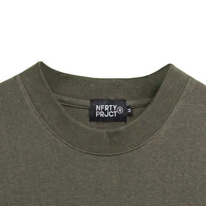 Noforty Project Oversize Tshirt Human Green