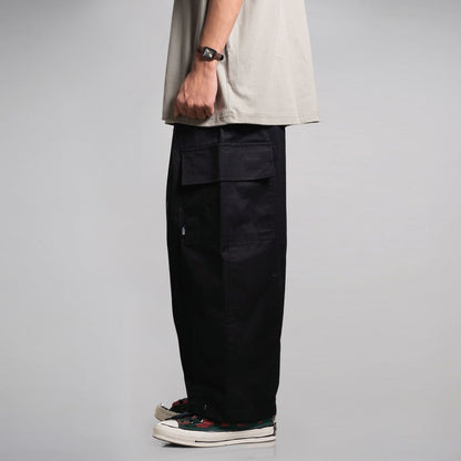 Noforty Project Baloon Cargo Pants Carmelo Black