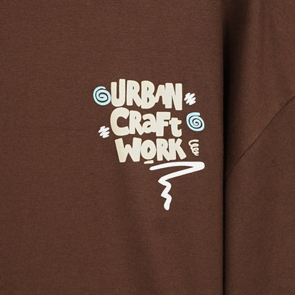 Noforty Project Oversize Tshirt Swill Brown