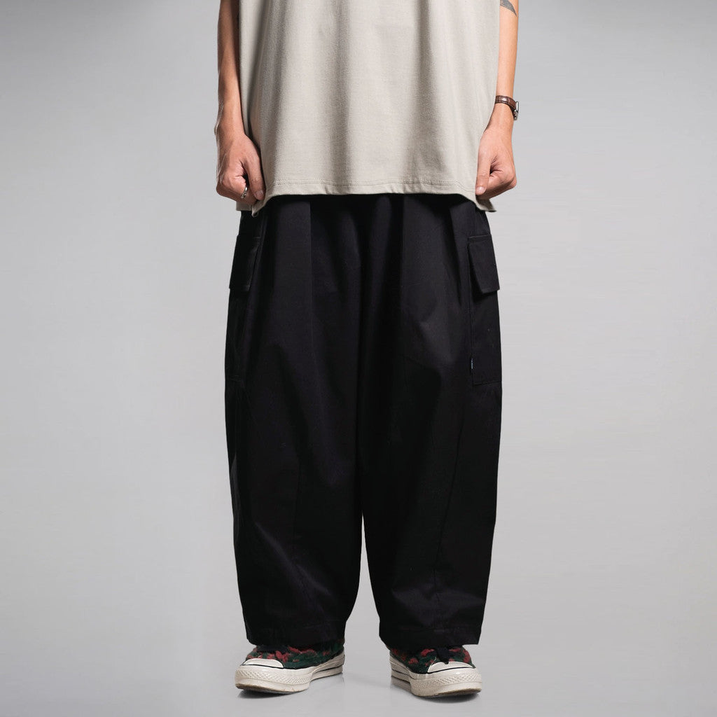 Noforty Project Baloon Cargo Pants Carmelo Black