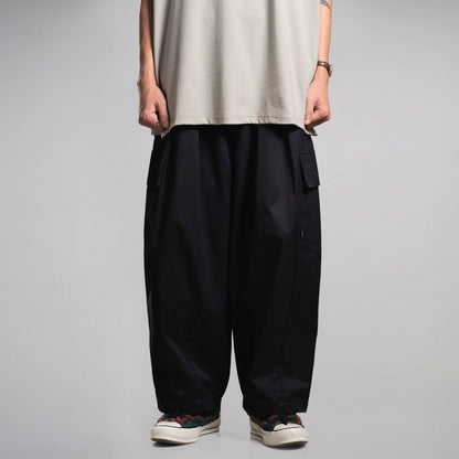 Noforty Project Baloon Cargo Pants Carmelo Black