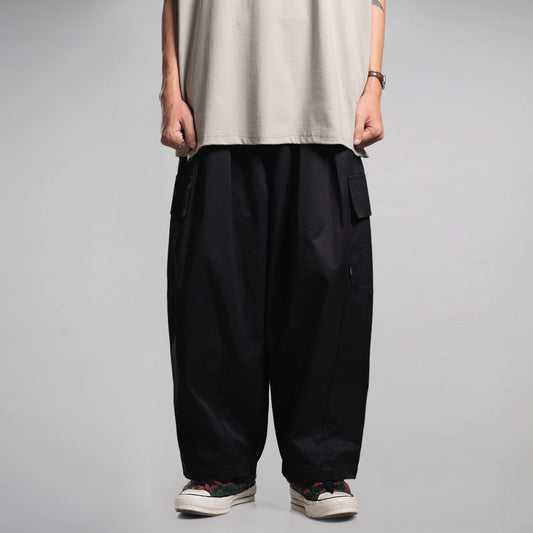 Noforty Project Baloon Cargo Pants Carmelo Black