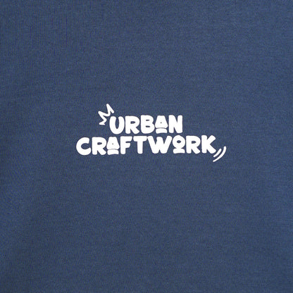 Noforty Project Oversize Tshirt Human Blue