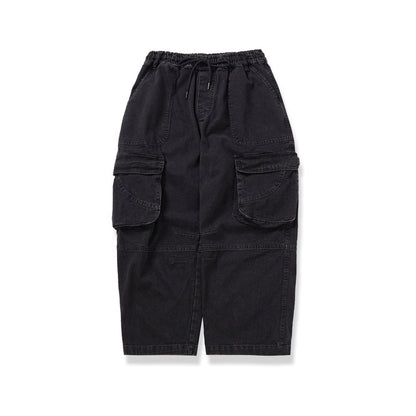 Noforty Project Baggy Cargo Long Pants Hamford Black
