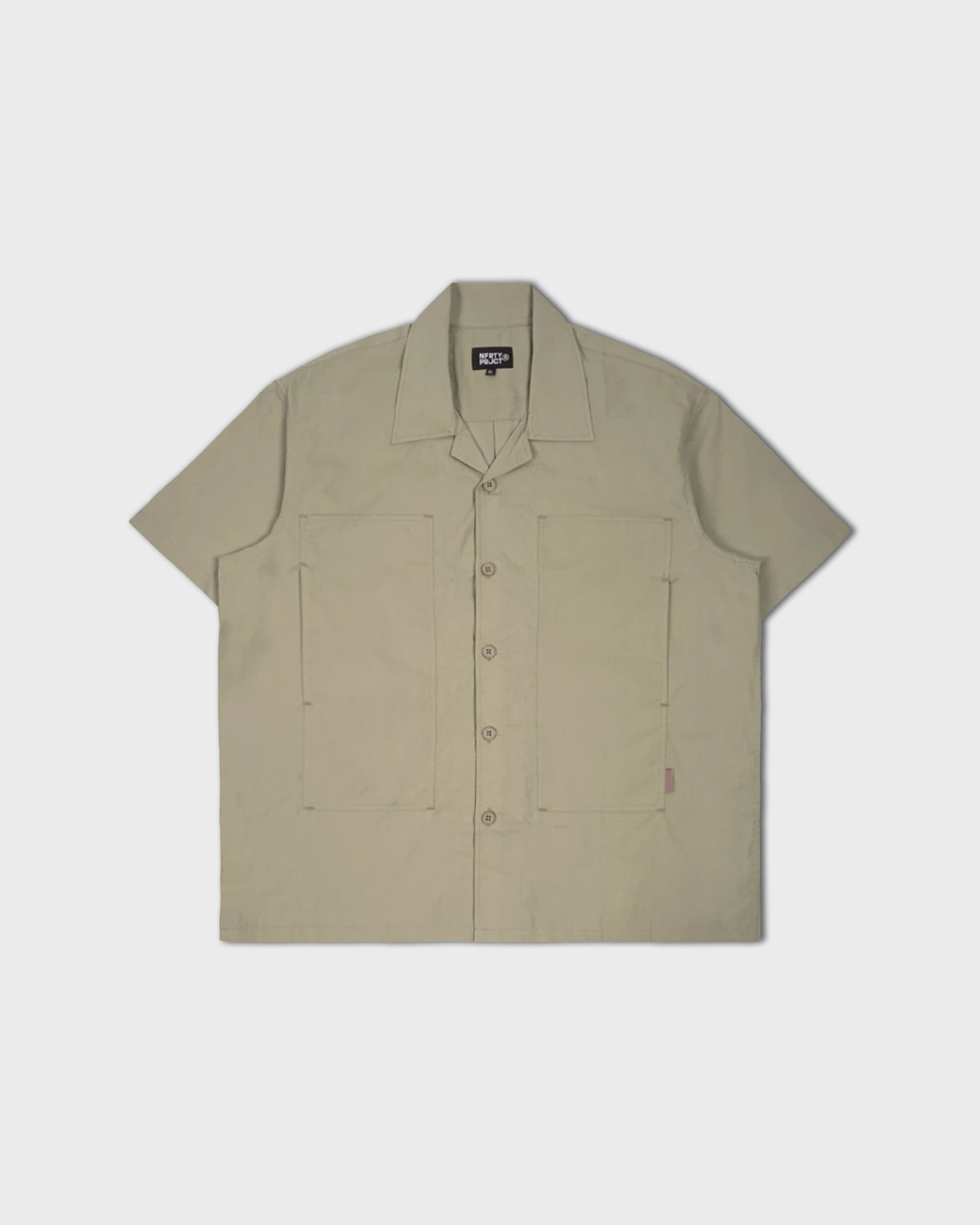 Kemeja Bowling Oversize Yaba Shirt Sage Green